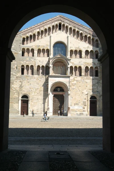 Parma emilia Romanya tarihinde Katedrali — Stok fotoğraf
