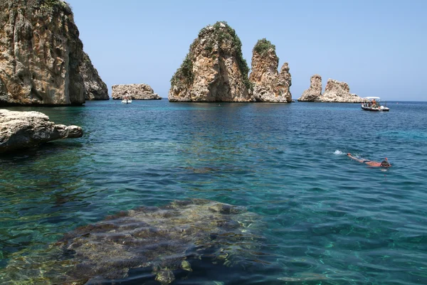 博洛尼亚西西里岛上的海岸 — 图库照片