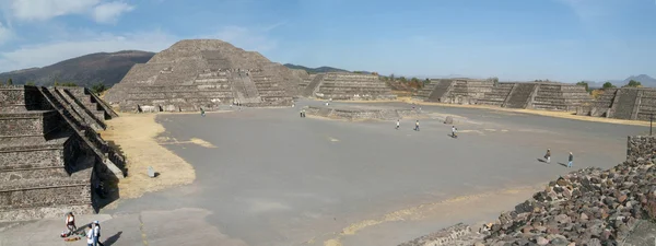 Wykopaliska archeologiczne w teotihuacan — Zdjęcie stockowe