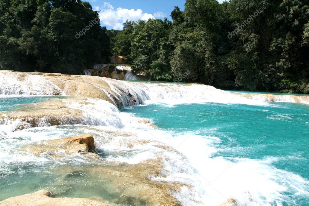 The waterfalls of Agua Azul