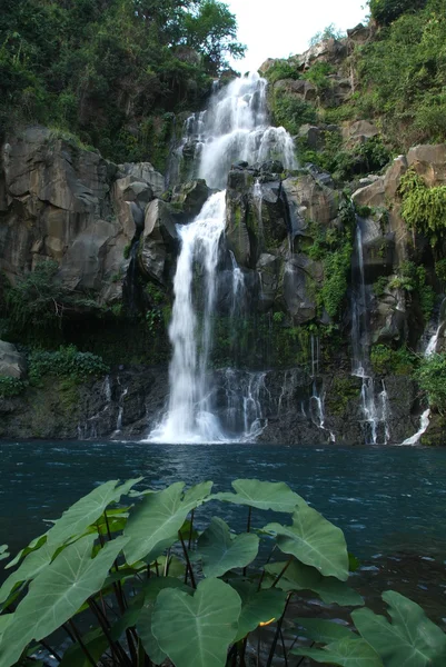 Cascada de Les Cormorans en isla Reunión — Foto de Stock