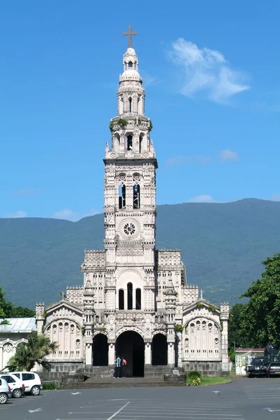 Kirche der heiligen Anna auf der Insel La Réunion, Frankreich — Stockfoto