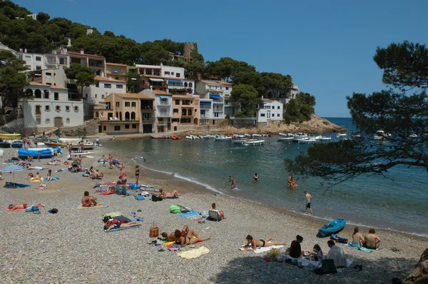 The beach of Sa Tuna on Costa Brava, Spain — Stock Photo, Image
