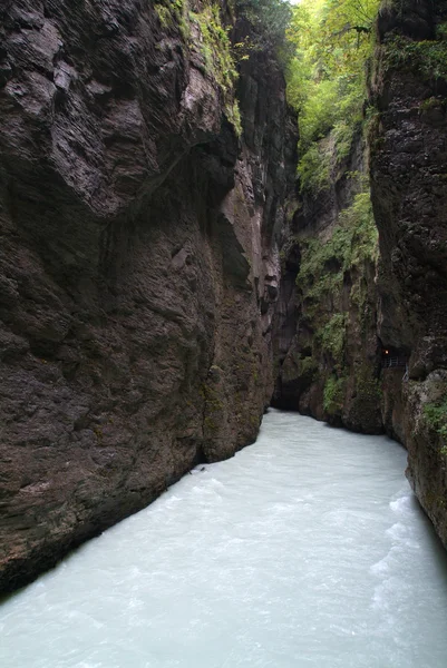 Rivier aare canyon — Stockfoto