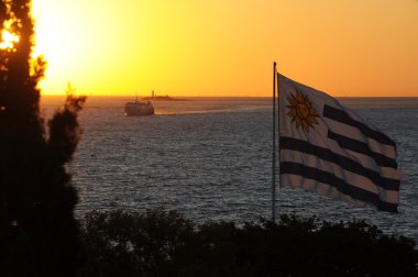 Okyanus Manzaralı colonia del Sacramento, uruguay