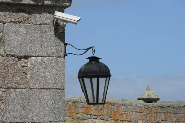 Videovigilancia en una fortaleza, Uruguay — Foto de Stock