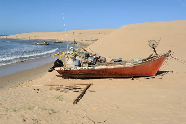 Stranden av valizas på uruguayanska kusten — Stockfoto