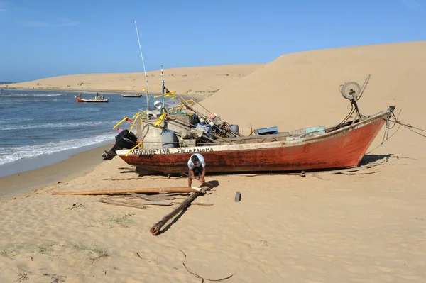 Der strand von valizas an der uruguayischen küste — Stockfoto
