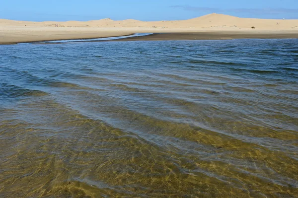 La playa de Valizas en la costa uruguaya — Foto de Stock