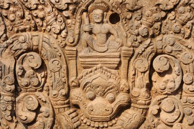 Khmer arkeolojik wat phu champasak, laos