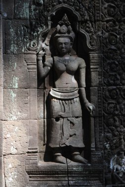 Khmer arkeolojik wat phu champasak, laos
