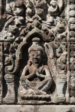 Khmer arkeolojik wat phu champasak, laos