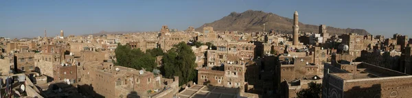 Sanaa cidade velha, Iêmen — Fotografia de Stock