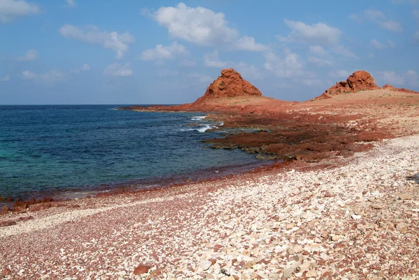 Playa de Dihamri en la isla de Socotra, Yemen — Foto de Stock