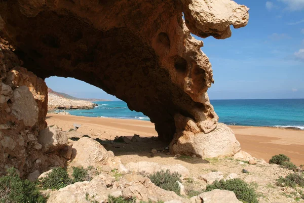 Пляж Рош на острове Сокотра, Йемен — стоковое фото