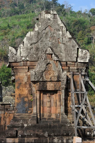 Sitio arqueológico jemer de Wat Phu Champasak, Laos —  Fotos de Stock
