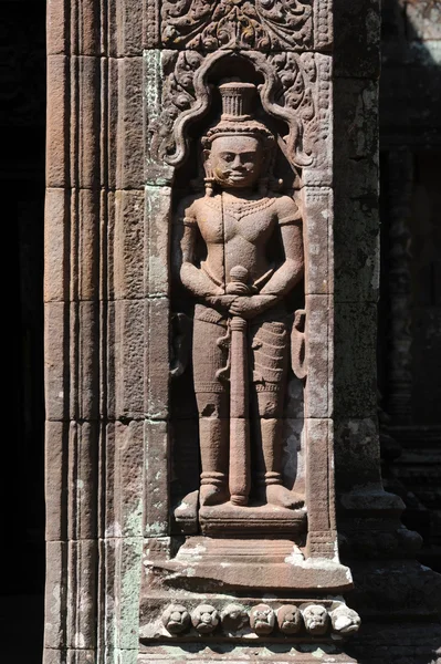 Khmerski wykopaliska archeologiczne wat phu champasak, laos — Zdjęcie stockowe