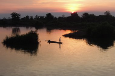 Mekong Nehri, don khon Laos