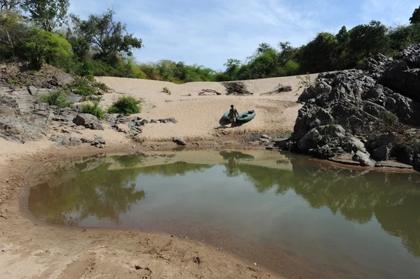 Rivière Mékong à Don Khon au Laos — Photo