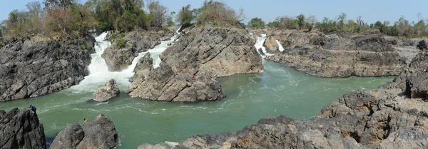 Mekong řeky don khong v Laosu — Stock fotografie
