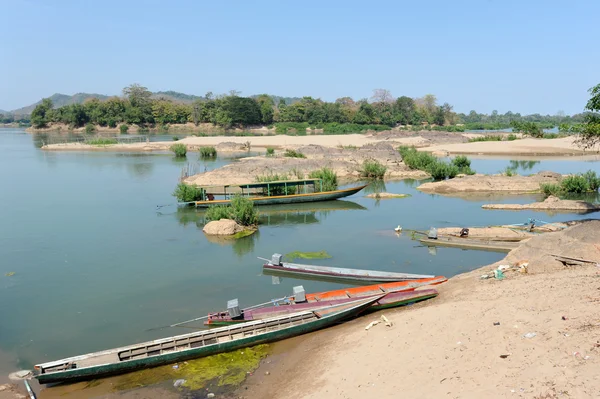 Mekong řeky don khong v Laosu — Stock fotografie