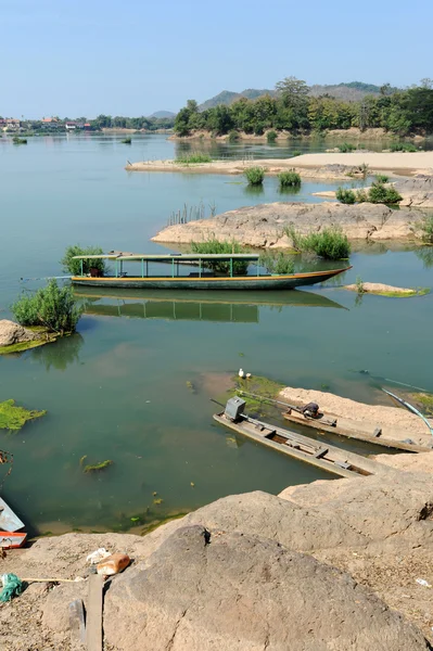 Río Mekong en Don Khong en Laos — Foto de Stock