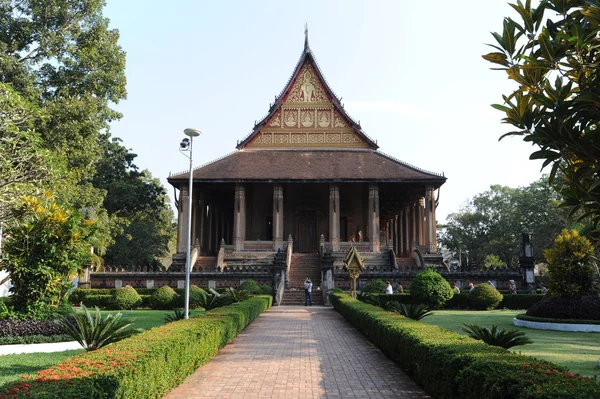 Museum of Ho Phra Keo på Vientiane på Laos - Stock-foto