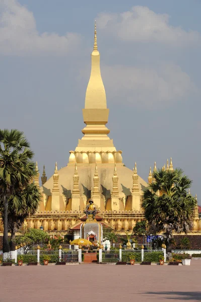 Stupa Pha Que Luang en Vientiane capital de Laos —  Fotos de Stock