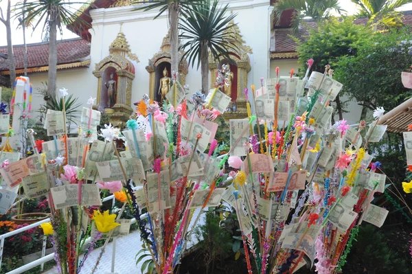 Der Tempel von wat phra that doi suthep at chiang mai auf thailand — Stockfoto