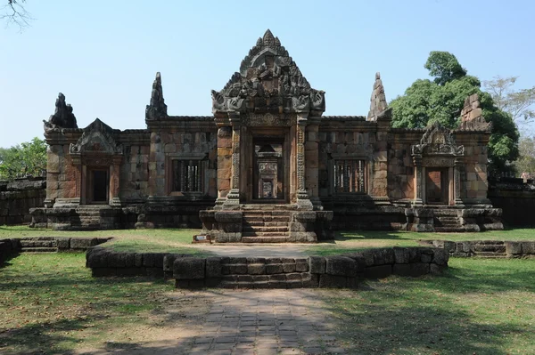 Khmer archaeological site of Prasat Muang Tam on Thailand — Stock Photo, Image