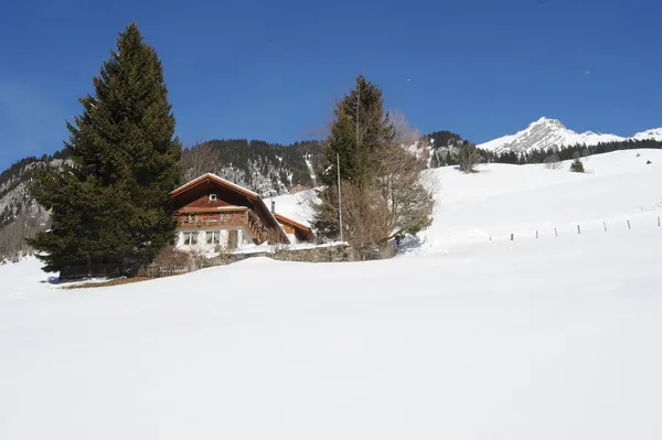 Paisaje de montaña en Engelberg en los Alpes suizos — Foto de Stock