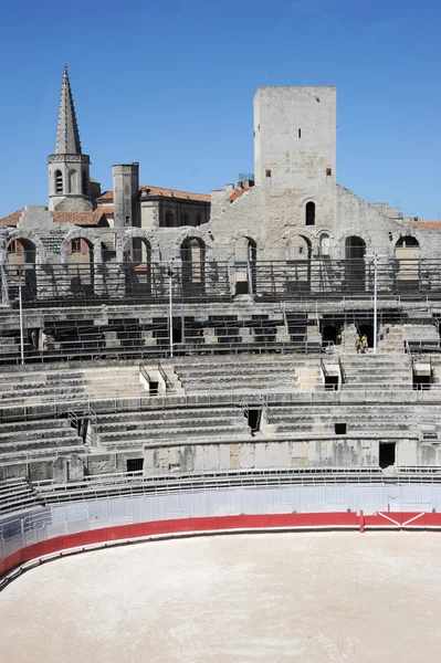 L'arena romana di Arles in Francia — Foto Stock