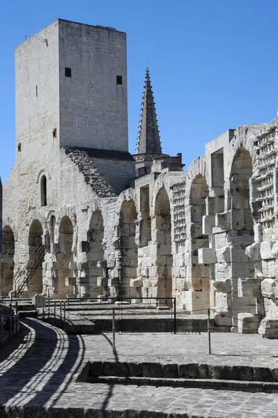 L'arena romana di Arles in Francia — Foto Stock