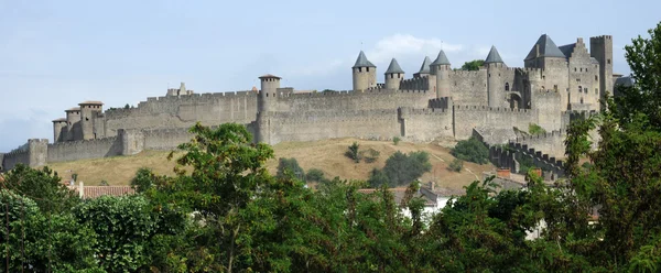 Замок Comtal на Цитадель Каркассон на Францію — стокове фото