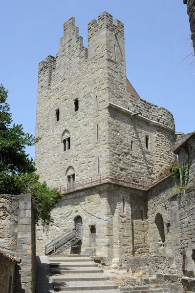 Citadelen av carcassonne på Frankrike — Stockfoto