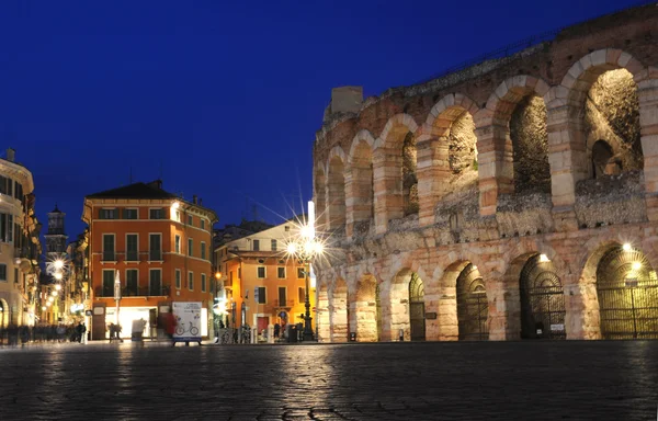 Римская арена Вероны в Италии — стоковое фото