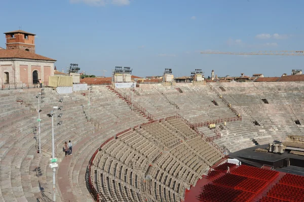 De Romeinse arena van verona Italië — Stockfoto