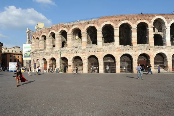 The roman arena of Verona on Italy — Stock Photo, Image