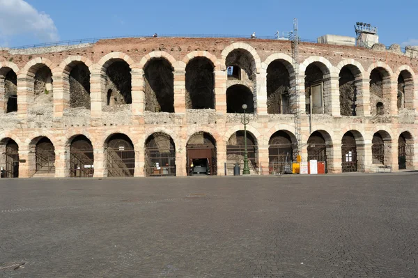 Den romerska arenan i verona på Italien — Stockfoto