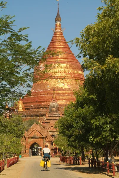 ミャンマー バガンにて dhammayazika パゴダ — ストック写真