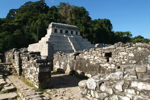 Mexique, Chiapas, archéologues du site — Photo