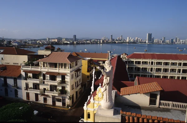Panama Città e baia — Foto Stock