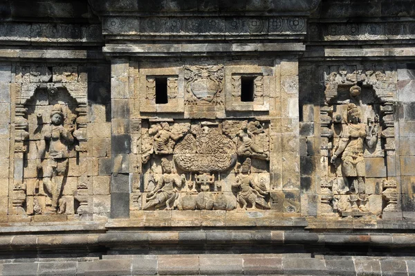 Археологічні розкопки Боробудур, Всесвітньої спадщини ЮНЕСКО — стокове фото