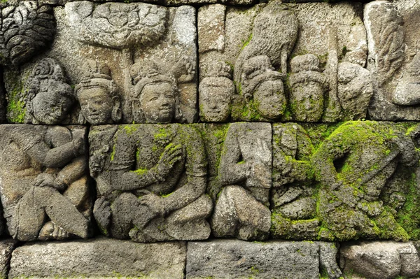 Археологічні розкопки Боробудур, Всесвітньої спадщини ЮНЕСКО — стокове фото