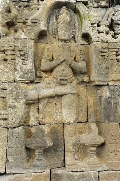 Borobudur, Unesco Világörökség részét képező régészeti lelőhelye — Stock Fotó