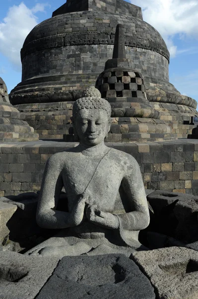 Археологический объект Боробудур, всемирное наследие ЮНЕСКО — стоковое фото