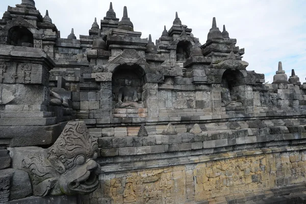 보로부두르, 유네스코 세계 유산의 고 고 학적 사이트 — 스톡 사진