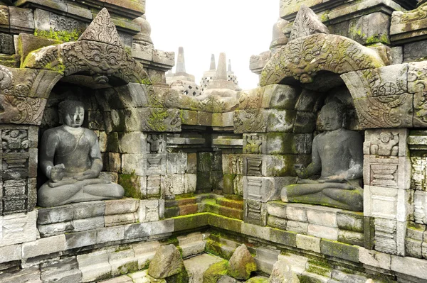Archaeological site of Borobudur, UNESCO World Heritage — Stock Photo, Image