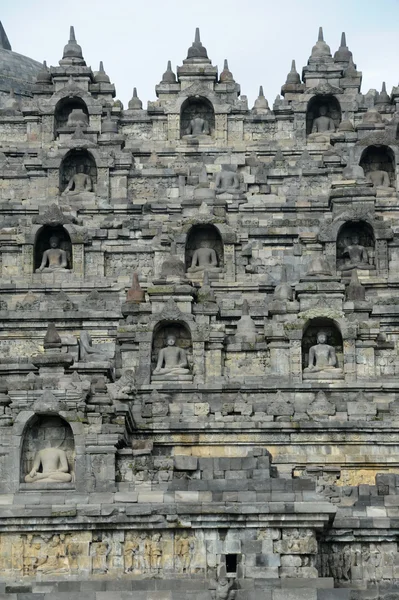 Borobudur, unesco dünya mirası sit alanı — Stok fotoğraf