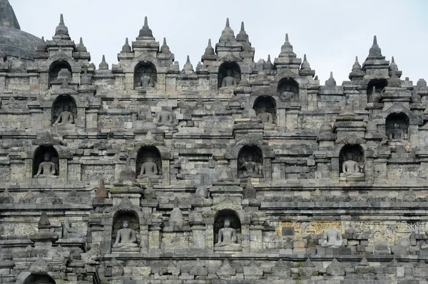 Sito archeologico di Borobudur, patrimonio mondiale dell'UNESCO — Foto Stock